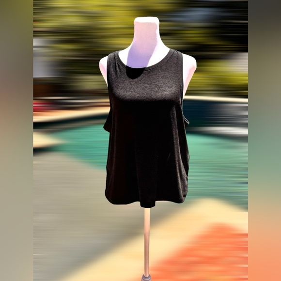Beyond Yoga Tops - Beyond Yoga Black Charcoal Women’s Featherweight Rebalance Tank